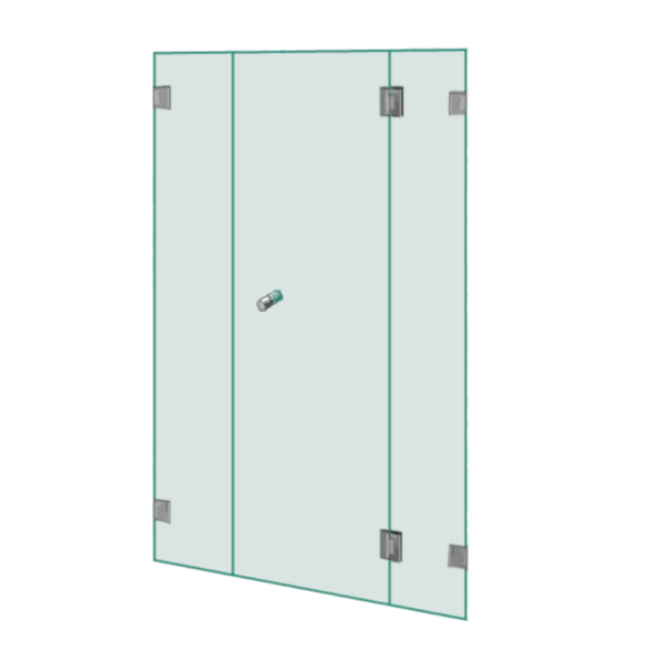 Shower Screens | Frameless | Between Walls | SS1318