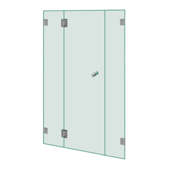 Shower Screen | Frameless | Wall to Wall | SS1317