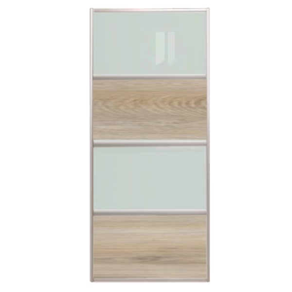 Sliding Door | Frosted Glass & Decorative Board DWD4118